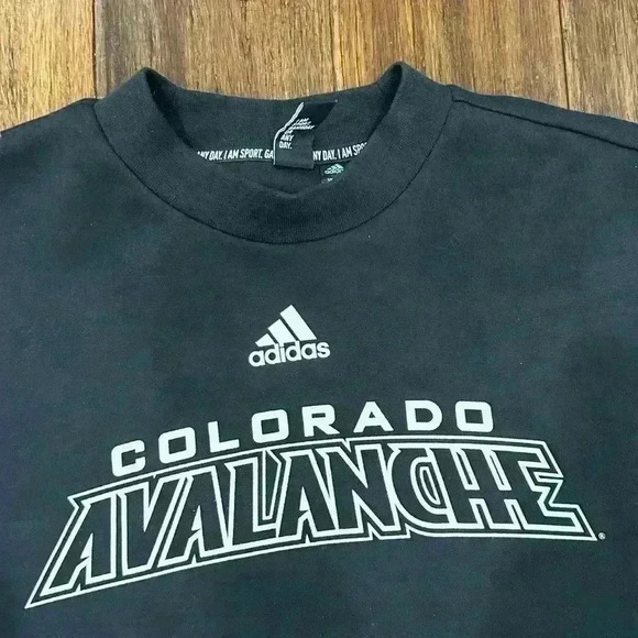 Adidas Colorado Avalanche adidas Must-Have Three-
Stripe Pullover Sweatshirt - Picture 8 of 9